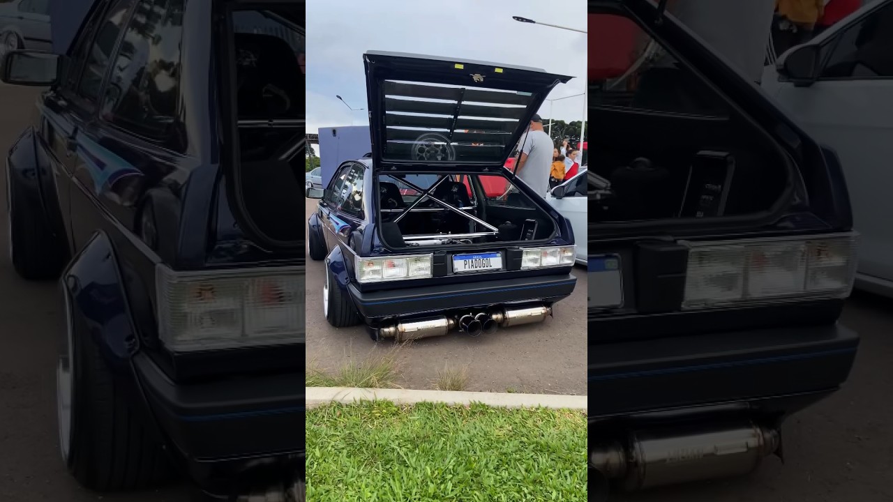 VW Gol quadrado com body kit sensacional! 
