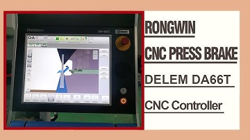 RONGWIN guides you DELEM DA66T Controller Operation interface introduction for CNC press brake
