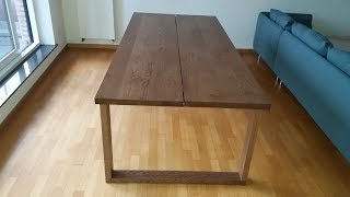 ikea dining table satisfying assembly video #2 IKEA   Unboxing And Installing MORBYLANGA Table
