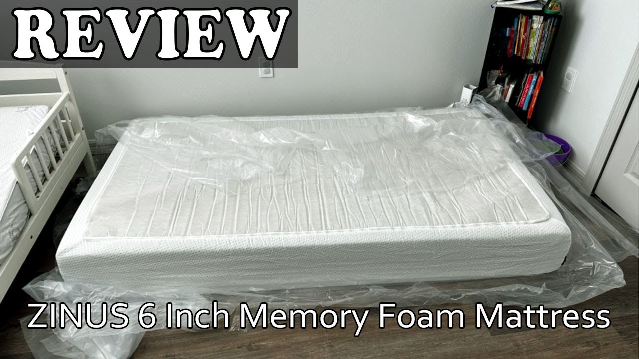 ZINUS 6 Inch Green Tea Memory Foam Mattress Unboxing & Review YouTube
