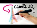 TESTANDO CANETA 3D PELA PRIMEIRA VEZ -  QUASE DEU TUDO ERRADO!