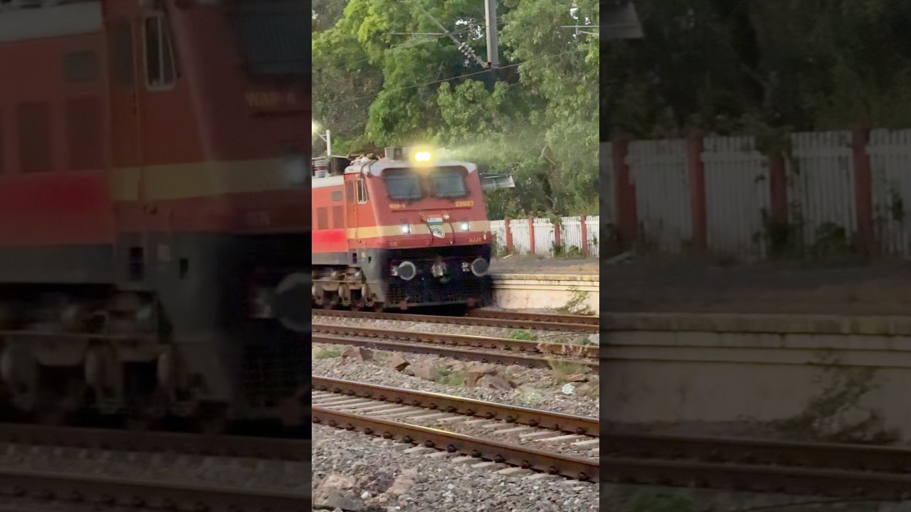 Indian Train Passing
