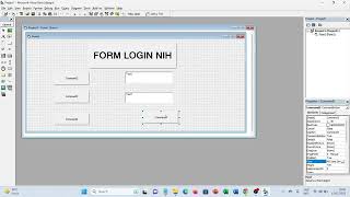 Tutorial Program 3 Frame membuat Form Login Menggunakan Visual Basic 6.0
