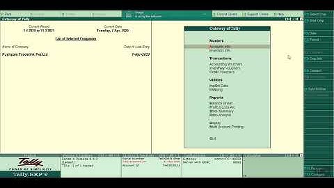 Block Inective Ledger Master in Tally ERP9