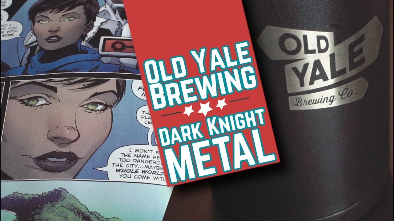 Dark Knight Metal Review | Old Yale Brewing Backyard Lager | Beer Comic Review