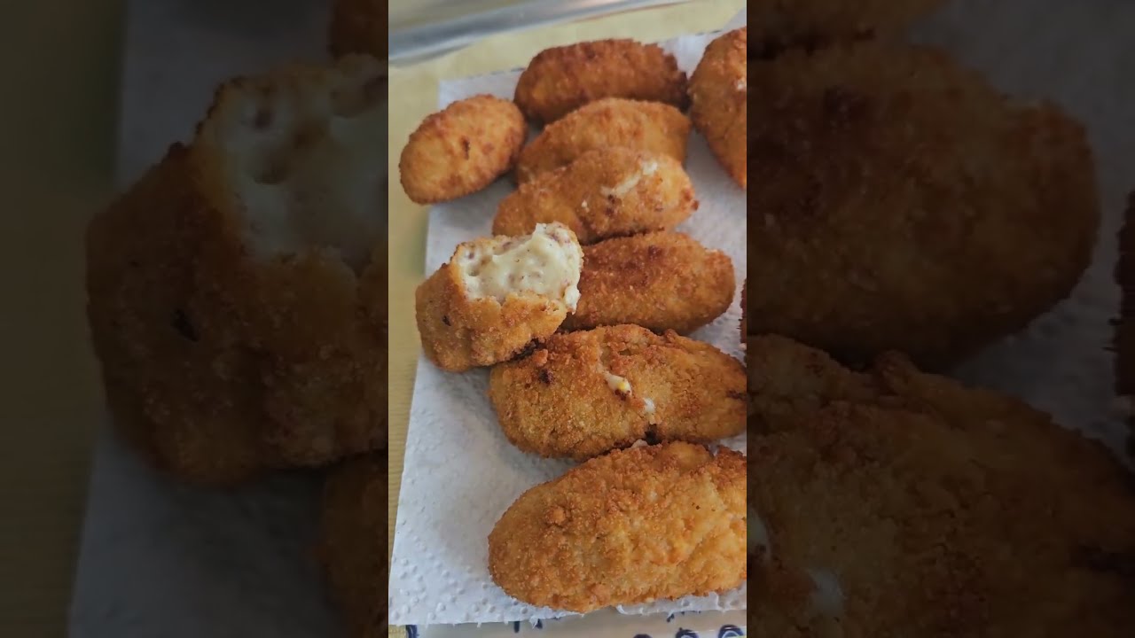 CROQUETAS DE JAMÓN Y HUEVO