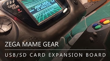 Zega Mame Gear with External USB / SD Card Access / Game Gear Raspberry Pi Mods