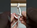 DIY | macrame snake knot | 마크라메 합장 매듭 | #shorts