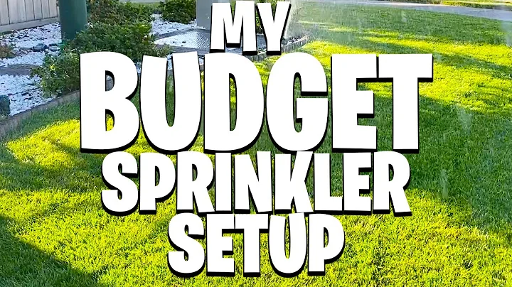 My budget sprinkler system ~ irrigation on a budget ~ Full guide with timers ~ complete set up