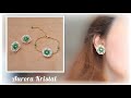 Dahlia earrings and bracelets with crystal beads. Kristal yıldız çiçeği küpe ve bileklik yapımı. DIY