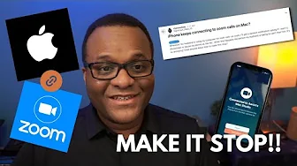 My iPhone Automatically Connects to Zoom As A Webcam!! This Is How To Turn It Off.