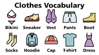 "38 Clothes Vocabulary👗👕 : Learn English Vocabulary" #learnenglish