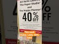 #hobbylobby #plannercommunity #happyplanner Hobby Lobby Has 40% Planner Sale @YoYoFinds