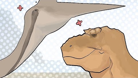 Tyrannosaurus Vs Quetzalcoatlus animatied