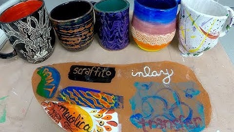 Ceramics 101: Underglaze Techniques
