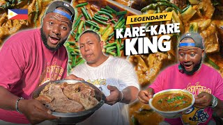 FOREIGNER Eating FILIPINO FOOD FOR THE FIRST TIME|  ORIGINAL PEDRING'S KARE KARE
