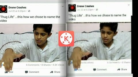 Zach king magic tutorial | Facebook Screen | in Android on Kinemaster #2