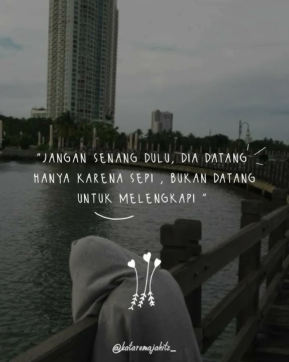 Story wa cuma jadi pelampiasan di saat dia kesepian