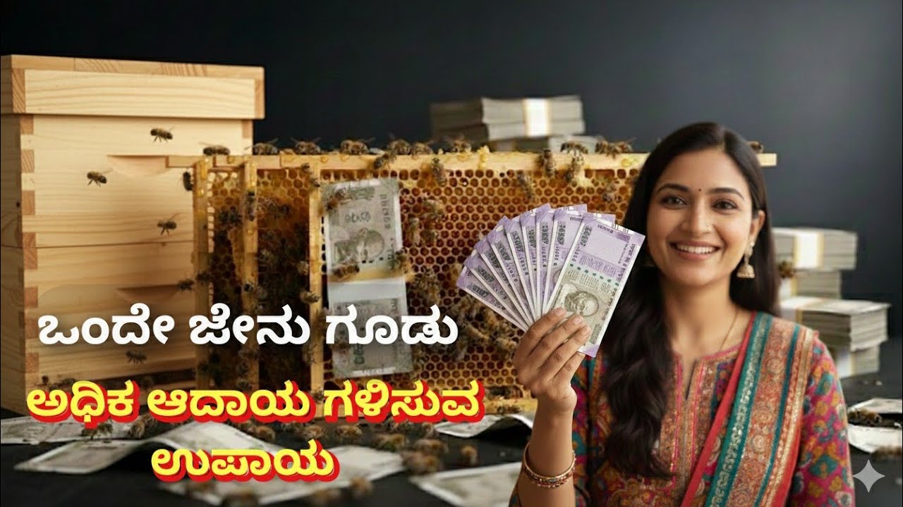ಒಂದೇ ಜೇನುಗೂಡು ಅಧಿಕ ಆದಾಯ : How to produce more honey from single box
