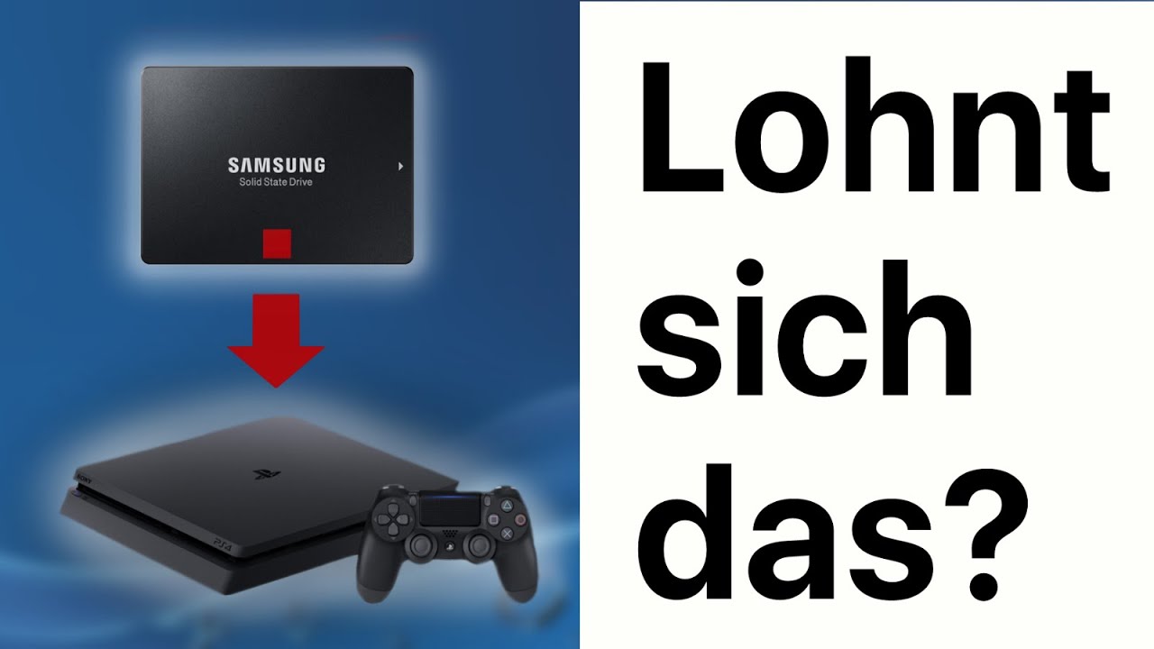 SSD in PS4 - Lohnt sich das? / Playstation mit SSD vs Playstation mit HDD -  Das bringt eine SSD - YouTube