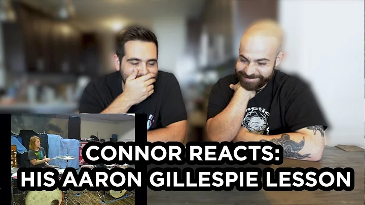 CONNOR DENIS REACTS TO HIS LESSON WITH AARON GILLESPIE