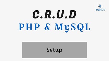 crud using php and mysql  - setup (Arabic)