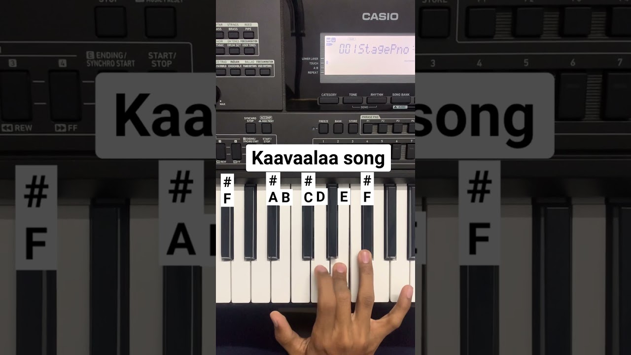 JAILER - Kaavaalaa song on piano | Piano Cover | Instrumental Soham
