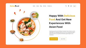 🍽️ Restaurant Website Design Using HTML, CSS & JavaScript | Full Responsive Website Tutorial