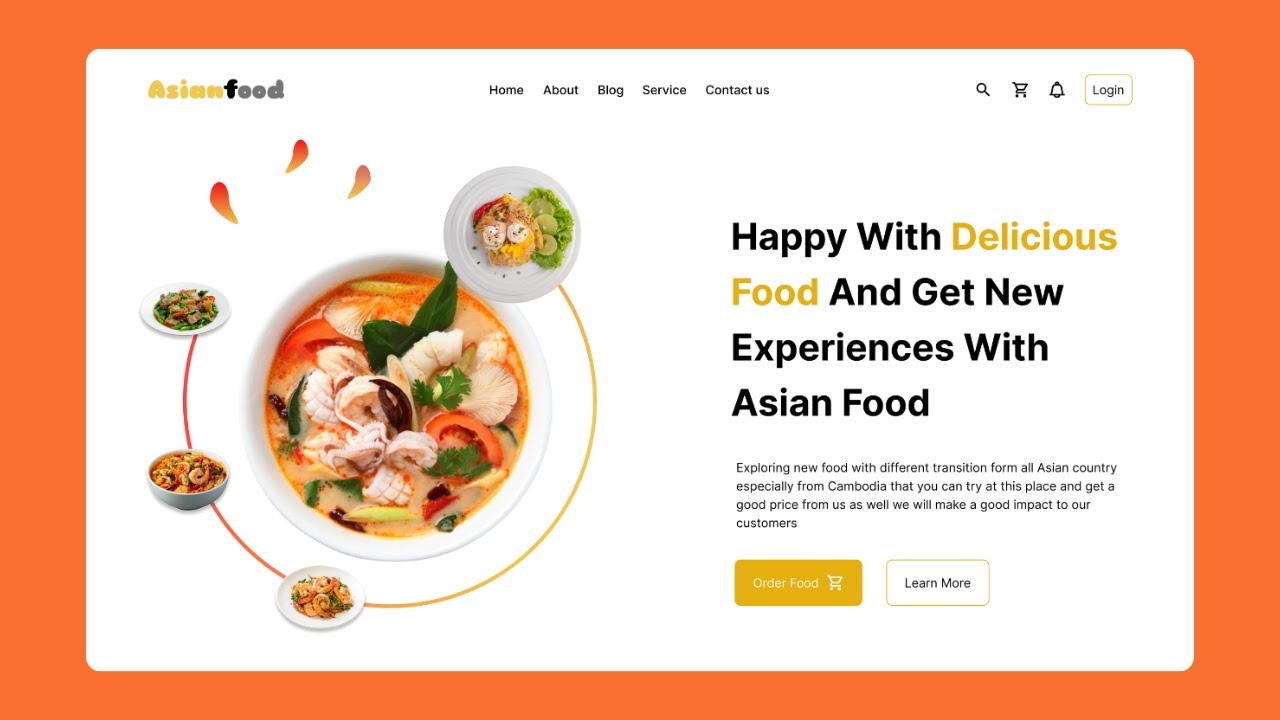 🍽️ Restaurant Website Design Using HTML, CSS & JavaScript | Full ...