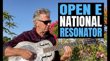 Open E Tuning National Resonator Guitar