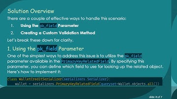 Validating Foreign Key Fields with Non-Primary Keys in Django REST Framework