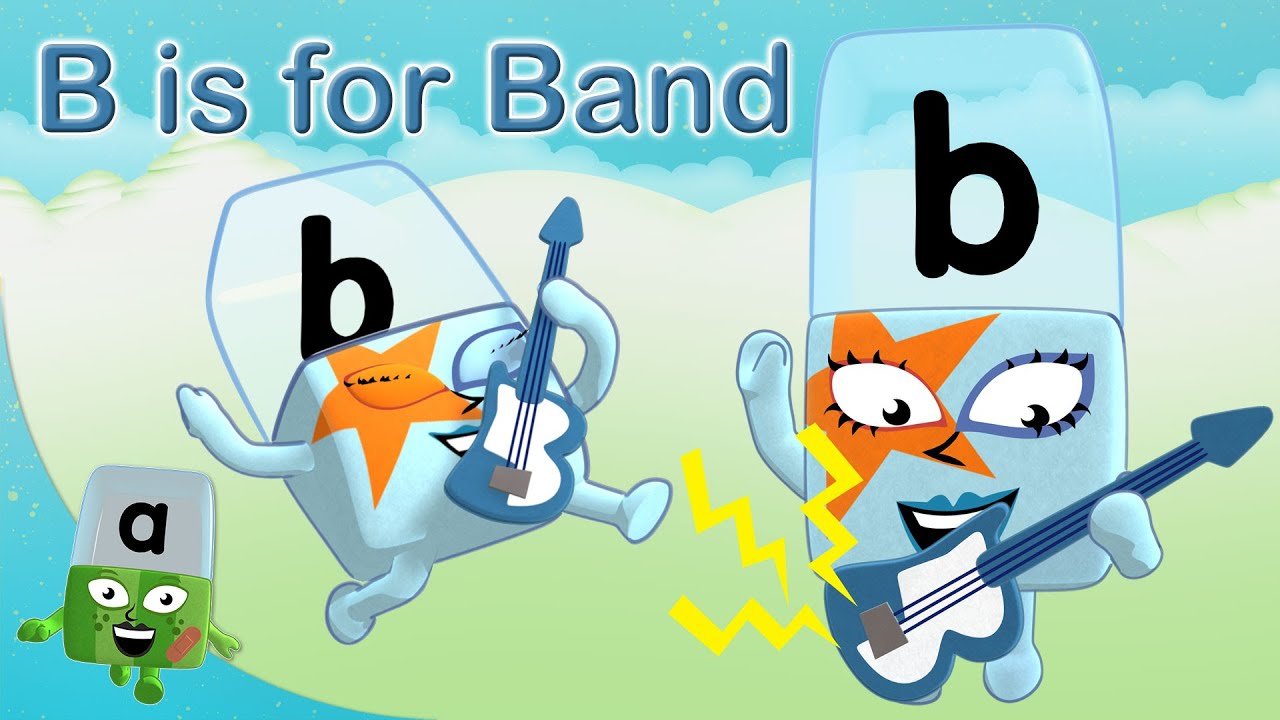 @officialalphablocks - B is for Band! 🥁 🎸 | Learn to Spell | @Blocks ...