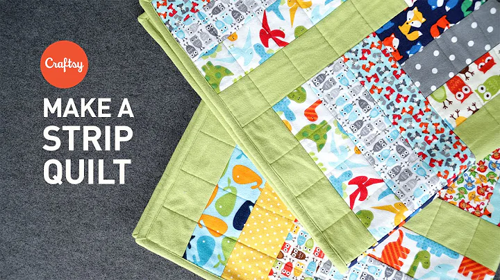 Strip quilt project (quick & easy!) | Quilting Tutorial with Angela Walters