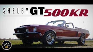 FORD MUSTANG SHELBY GT500KR | 4K | Candy Apple Red 428 Cobrajet GT500 V8 sound in top gear | SCC TV