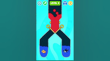 Save The Fish Game Gameplay Fishdom Attack Update Gold Fish Pull The Pin Level 5 Complete #shorts