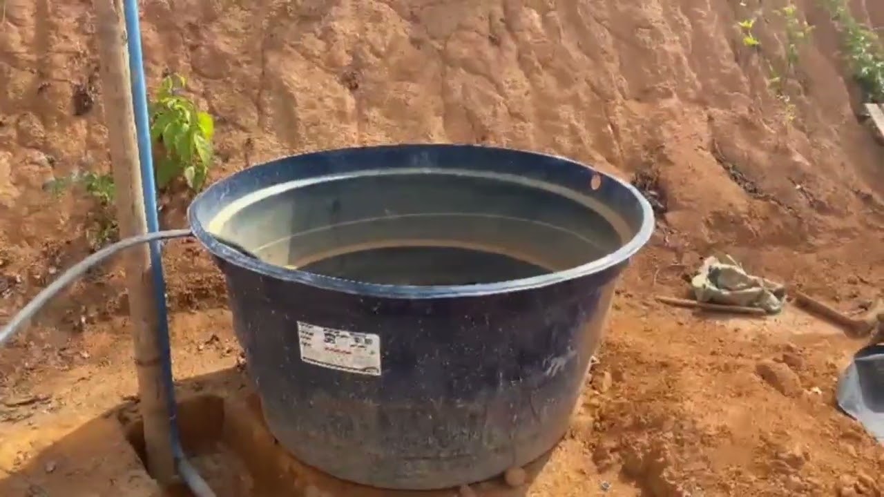 Caixa Ferro cimento de baixo custo.