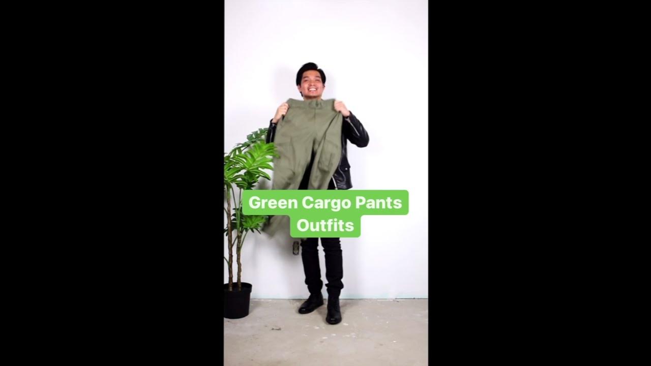 3 Green Cargo Pants Outfits
