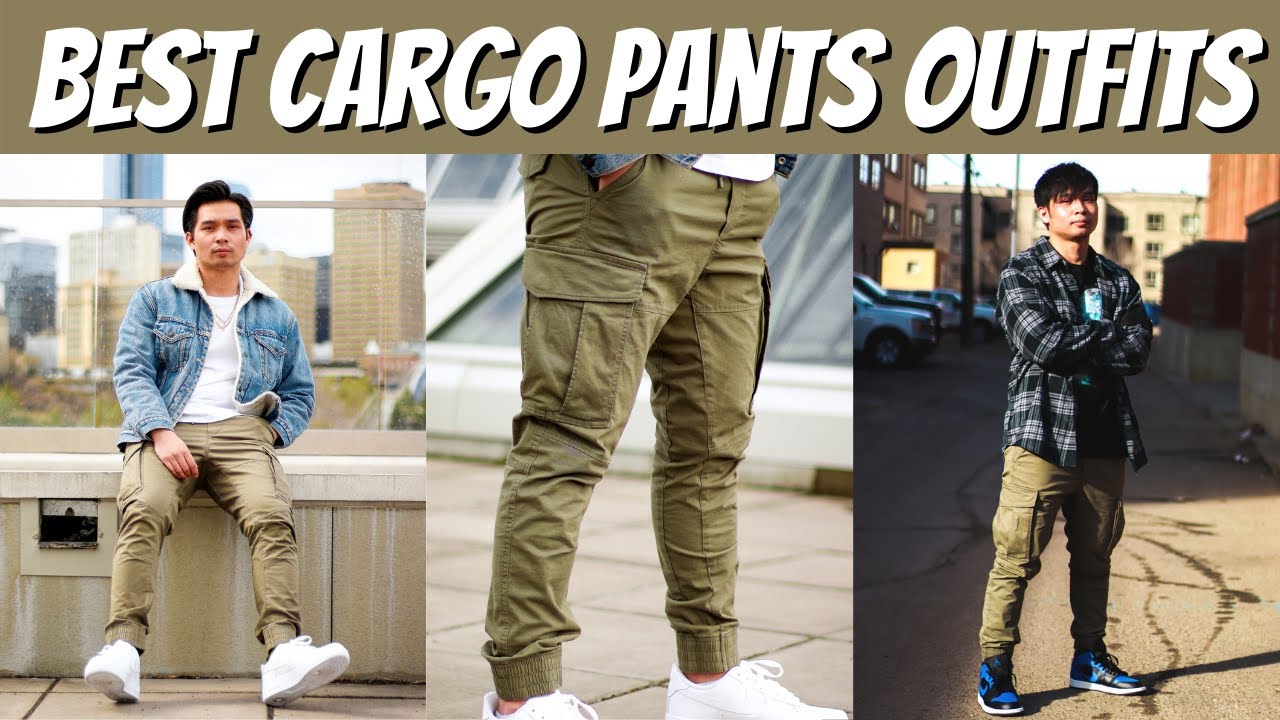 Regular Fit Cargo trousers - Khaki green - Men | H&M IN