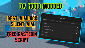 Da Hood Modded - Roblox SCRIPT,  FREE AIMLOCK, SILENT AIM, INFITE CASH, INSTA KILL (pastebin)