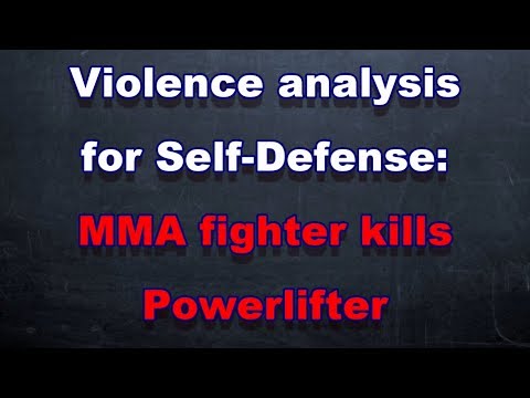 تجزیه و تحلیل خشونت 009: جنگنده MMA، POWERLIFTER را می کشد