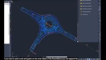 Create Roundabout Corridor in Civil 3d! (Roundabout Design) #civil3d #design #modeling #yt #course