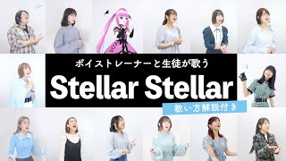 【ボイストレーナーと生徒が歌う】Stellar Stellar / 星街すいせい【歌い方解説付き by シアーミュージック】