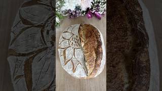 Scoring a flower design on my sourdough! #sourdoughscoring #breadscoring #Sourdough #sourdoughbread Scoring a flower design on my sourdough! #sourdoughscoring #breadscoring #Sourdough #sourdoughbread