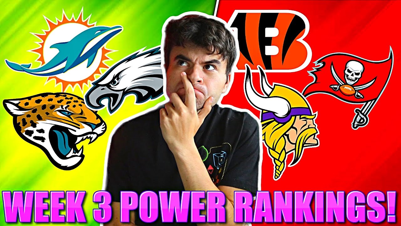 Are The Eagles The Best Team In The NFC!? | NFL Week 3 Power Rankings!