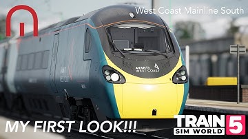Train Sim World 5 - MY FIRST LOOK at the Class 390 Pendolino!
