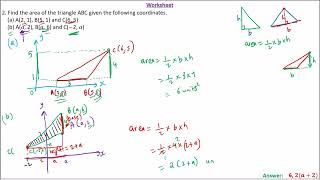 Coordinates (part 1: worksheet)