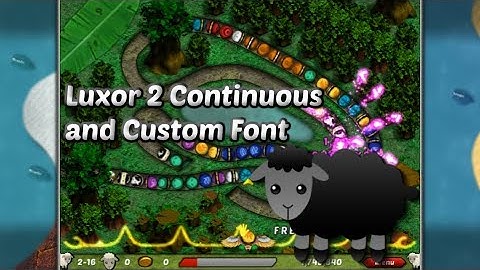 DRtPIaB Continuous  + Custom Luxor 2 Font