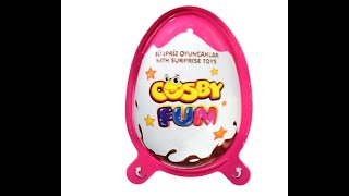 Cosby fun yumurta 21 tane bir kutu kız çocuk yumurta açıyoruz