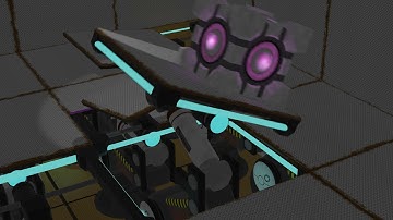 Portal 2 style panel animation but this time with textures and lighting