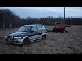 Ssangyong Musso 602EL 2.9D Pulling T-25 Out of Mud (1080p)